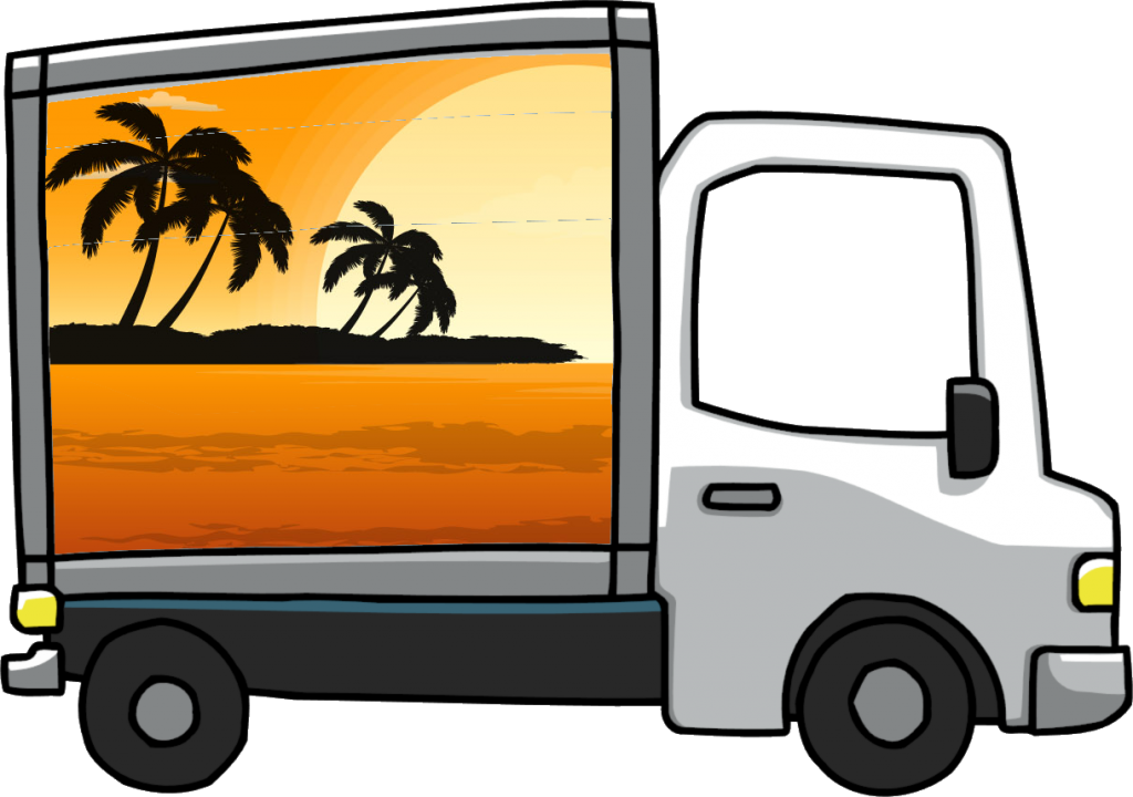 Miami-Beach-Moving-Truck-Vector